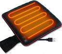 電気座布団 60℃・55℃・45℃恒温 45×45×3cm 足温器 シート 電気マット ミニ 椅子用 表面ふわふわ 10秒速暖 一人用 オフィス/教室/在宅勤務対応 USB給電式 水洗い可 コンパクト アウトドア適用 父の日