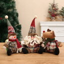 クリスマス 人形 3個セット クリスマス用 オーナメント 北欧 クリスマスツリー飾り サンタ サンタクロース ぬいぐるみ 3D立体感 雪だるま サンタさん ヘラジカ インテリア 雰囲気 ペンダント人形 装飾用 クリスマス用品 おもちゃ 玄関飾り インテリア 雑貨 写真撮影 小道具