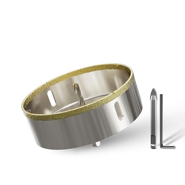 CSOOM ダイヤモンドホールソー センタードリル付き コアビット ドリルビット係る陶器 大理石 穴あけ 超..