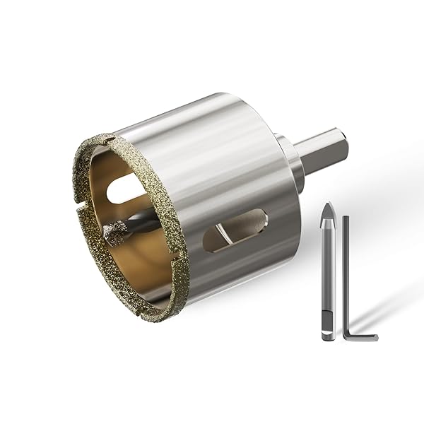 ダイヤモンドホールソー センタードリル付き コアビット ドリルビット係る陶器 大理石 穴あけ 超硬 電..