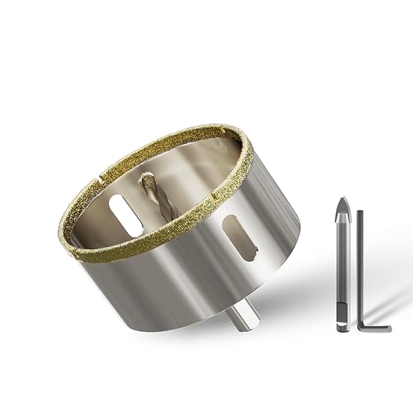 ダイヤモンドホールソー センタードリル付き コアビット ドリルビット係る陶器 大理石 穴あけ 超硬 電..