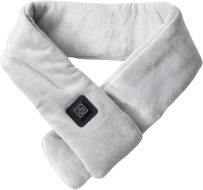 電熱マフラー 電熱 ネックウォーマー ヒーター内蔵 3段階温度調節 充電式 5V 父の日