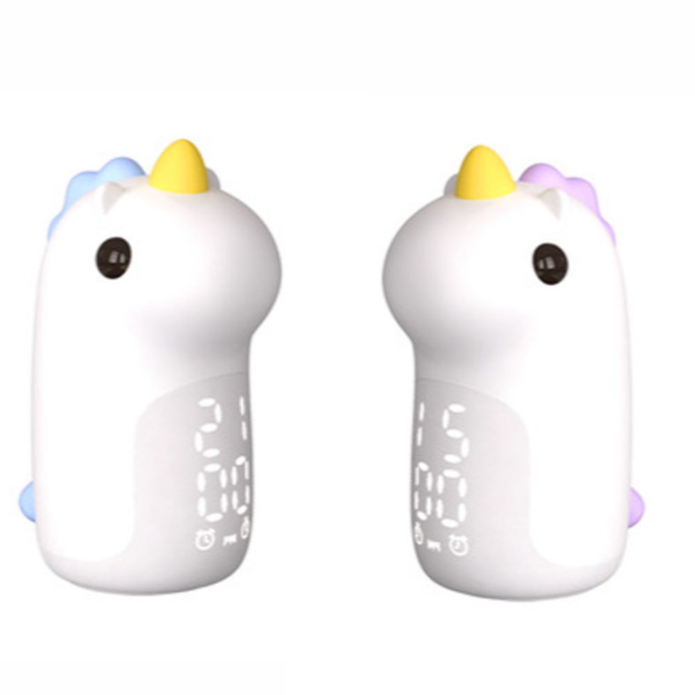 ユニコーン ライト 時計 目覚まし時計 間接照明 ナイトライト 育児ライト 授乳ライト 置き時計 子供 置時計 ゆめかわ アニマル ぷにぷに 柔らか シリコン コードレス 充電式 おしゃれ かわいい 北欧 ペガサス