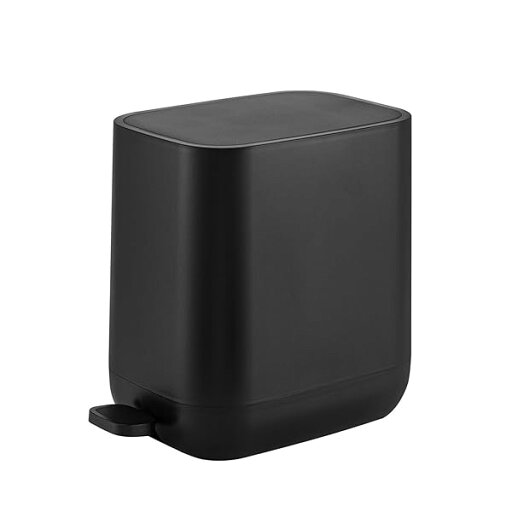 7リットル バスルーム おしゃれ蓋つき ゴミ箱 ペタル式ゴミ箱 オフィス キッチン 蓋付き ペダル式 ゴミ箱 音無し 蓋付き 長方形 ダストボックス (ブラック, 7L) 7リットル バスルーム おしゃれ蓋つき ゴミ箱 ペタル式ゴミ箱 オフィス キッチン 蓋付き ペダル式 ゴミ箱 音無し 蓋付き 長方形 ダストボックス (ブラック, 7L)