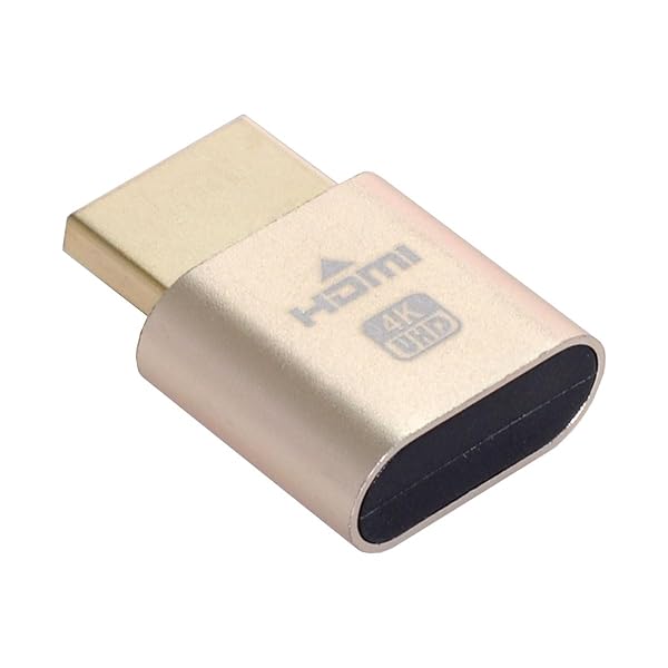 CY アダプター 仮想ディスプレイアダプター 4K HDMI 1.4 DDC EDID ダミープラグ ヘッドレス ゴースト ..