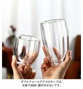 グラス 6個セット ダブルウォール グラス 480ml 380ml 250ml ダブルウォールグラス 耐熱 保温 保冷 二重構造 コップ コーヒー 透明 結露し...