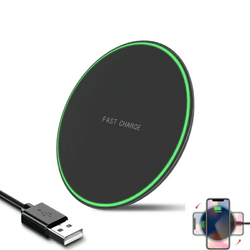 「1」【2024超薄型】ワイヤレス充電器 Qi認証 無線充電器 最大15W出力 USB Type-Cポート 急速充電パッド 軽量 置くだけ充電 i-Phone15/14/13/12 シリーズ/Xs/AirPods2/AirPods Pro 他のQi対応の機種 「1」【2024超薄型】ワイヤレス充電器 Qi認証 無線充電器 最大15W出力 USB Type-Cポート 急速充電パッド 軽量 置くだけ充電 i-Phone15/14/13/12 シリーズ/Xs/AirPods2/AirPods Pro 他のQi対応の機種