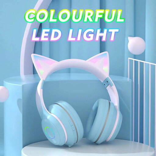 ヘッドホン イヤホン かわいい 猫耳 子供用 Bluetooth5.3 ワイヤレスヘッドフォン LED付き 虹色変換 HiFi高音質 有線無線兼用 折りたたみ式 調節可能 新学期 在宅勤務 知育・学習・音楽・語学勉強 PC/PS4/Xboxスマホ ヘッドホン イヤホン かわいい 猫耳 子供用 Bluetooth5.3 ワイヤレスヘッドフォン LED付き 虹色変換 HiFi高音質 有線無線兼用 折りたたみ式 調節可能 新学期 在宅勤務 知育・学習・音楽・語学勉強 PC/PS4/Xboxスマホ