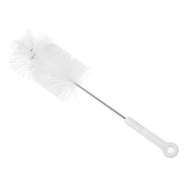 36 x 7 cm ストロー洗浄ブラシ ボトル洗浄ブラシ スクラブブラシ ステンレス鋼 長いハンドル キッチン..