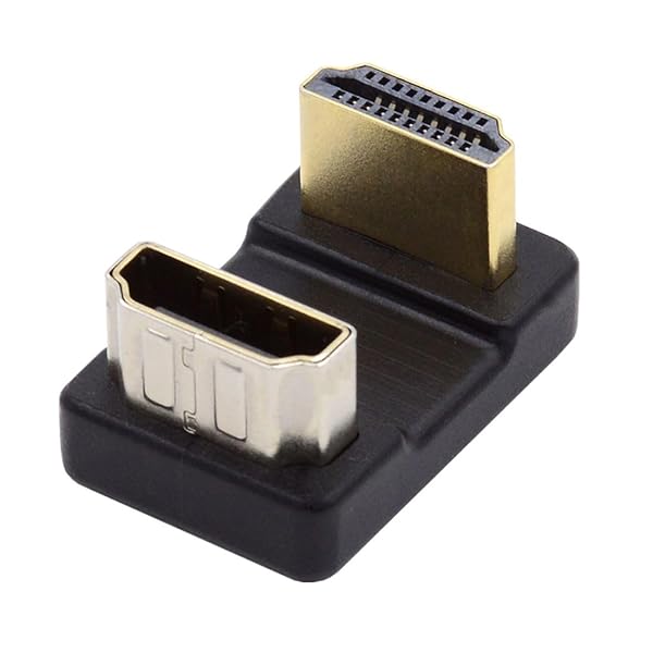 chenyang HDMIオス→HDMIメス 4K@60Hz 180度アップアングル延長アダプターコンバーターコネクター