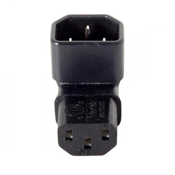 CY アダプタ IEC オス C14 から上向き 90 度 IEC メス C13 電源延長アダプタ AC コンバータ