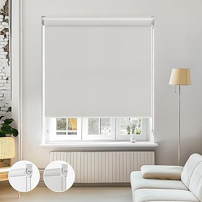 ロールスクリーン ロールカーテン ビス止め式 チェーン式 1級遮光 断熱 遮熱 防音 防寒 UVカット 表裏..
