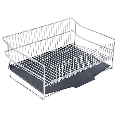 水切りラック シンク上 食器 水切り キッチンラック 水切りかご 304ステンレス 水切りラック 防錆、傷..