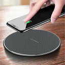 「1」【2024超薄型】ワイヤレス充電器 無線充電器 最大15W出力 10W出力 Android USB Type-Cポート 急速充電パッド 軽量 置くだけ充電 i-Phone15/14/13/12 シリーズ/Xs/AirPods2/AirPods Pro 他のQi対応の機種