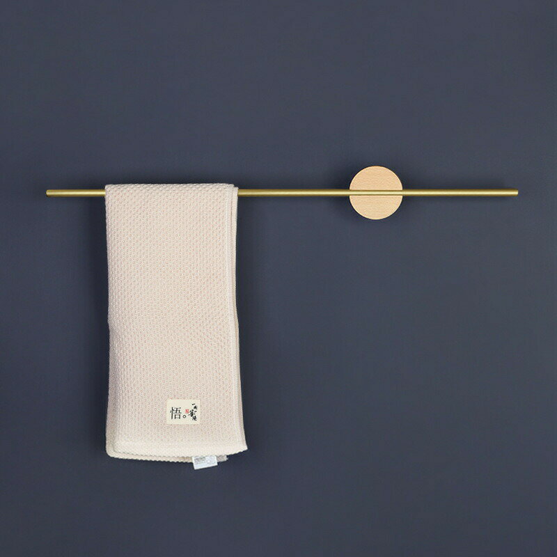 タオル掛け 40cm 北欧 おしゃれ タオルラック 風呂タオルバー 穴あけ不要 省スペース 取付簡単 洗面所 ..