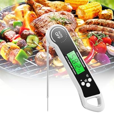 温度計 料理 3秒速読 IPX7防水 丸洗い可能 デジタル 料理用 高精度 -50℃~300℃ 収納便利 調理用温度計 ..