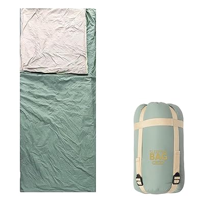 封筒型 寝袋 シュラフ 軽量 保温 スリーピングバッグ 1人用 アウトド 登山 車中泊 防災用 室内用ア キ..