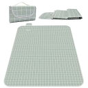 レジャーシート 防水 ピクニックマット 大判 150x200cm 3~6人用 折り畳み コンパクト 洗える 座布団 防湿 アウトドア キャンプ 花見 運動会 ビーチシート 四季適用 簡単収納 持ち運び便利 持ち手付き 室内用可 (150×200cm,
