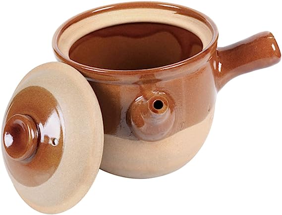 土器 陶器 薬 鍋 セローテ 調理器具 ホット 鍋 クッカー 煮込み なべ ふた付き 小 鍋 シチュー 鍋 陶器..