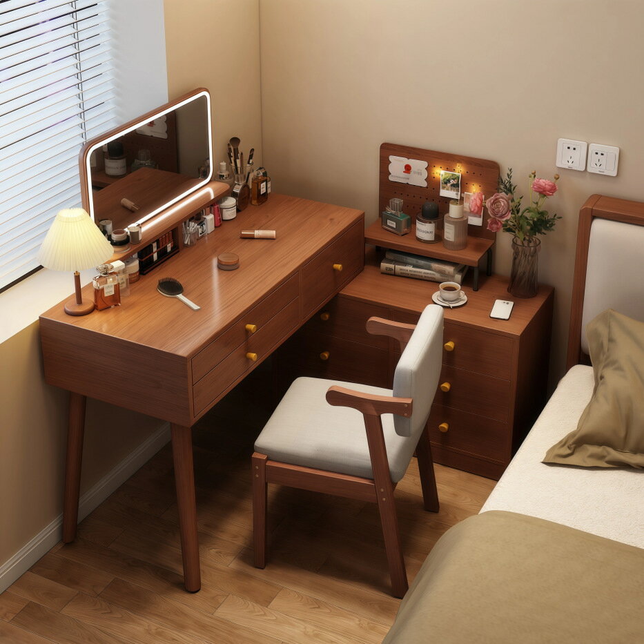 化粧台寝室軽奢現代斗簞笥化粧台一体2025新モデル新中国式高級感化粧台鏡