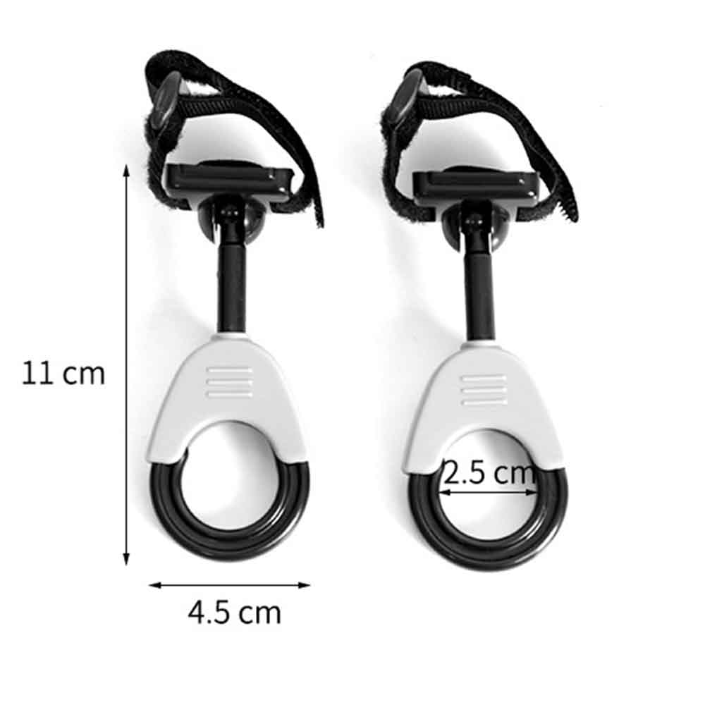 4個セット ベビーカー フック 360度回転ベビーカーフック 多機能ベビーカーバックル ベビーカー回転フック ベビーカーママバッグ おむつバッグ 財布フック