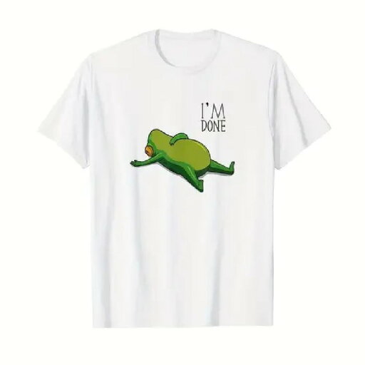 200gの絵柄は緑色のカエルのキャラクターで、文字は「I」M DONE」です。気楽風日系生活態度文字風です。と元気な雰囲気を演出してくれます。 200gの絵柄は緑色のカエルのキャラクターで、文字は「I」M DONE」です。気楽風日系生活態度文字風です。と元気な雰囲気を演出してくれます。