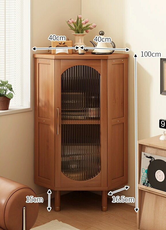 角ロッカー一体壁際家庭用リビング床置き棚書斎簡易本棚角ロッカー