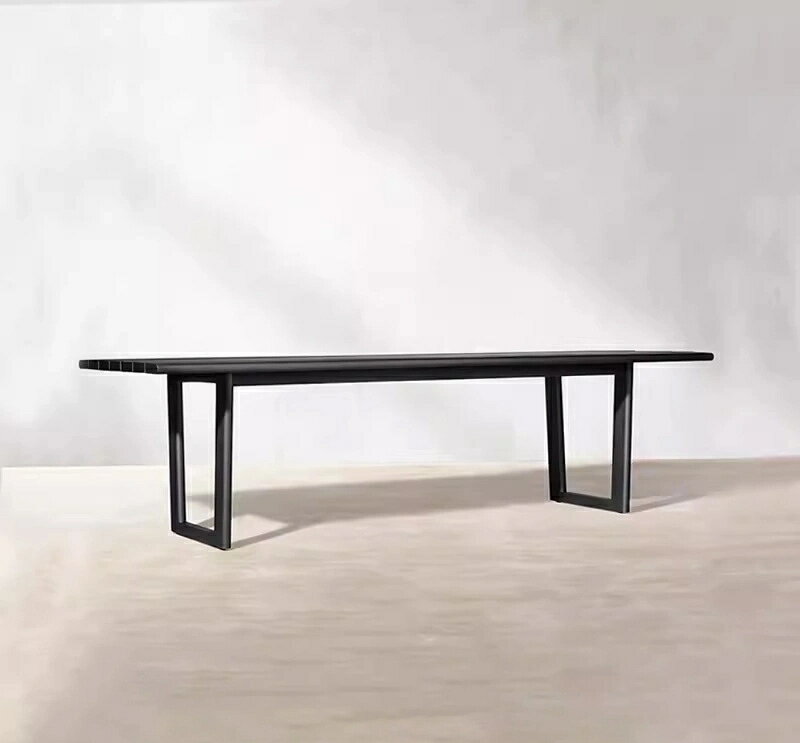 アウトドアホテル民宿テラスソファ高級チーク材のテーブルと椅子の組み合わせヴィラガーデン庭ソファと..