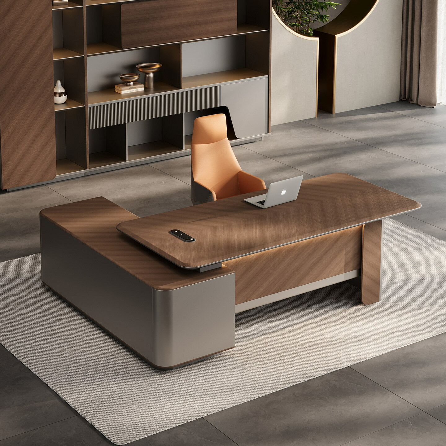 机の古い机のシンプルな現代の総裁の机のオフィスの家具の軽奢なマネージャーの大きいクラスの台の主管..