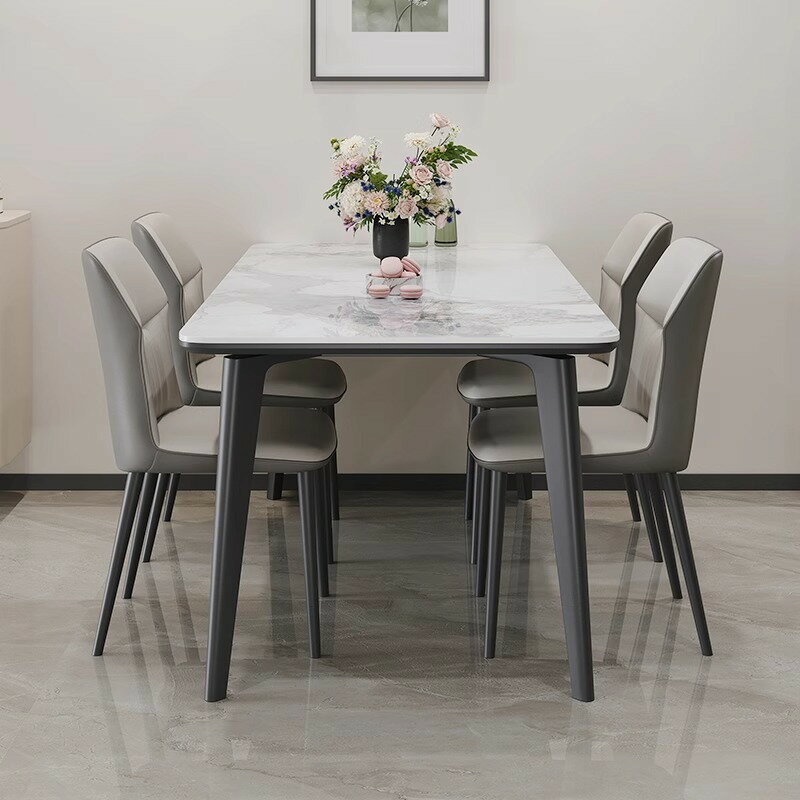 軽やかで贅沢なイーノ食卓長方形テーブル家庭用テーブルイワナ台