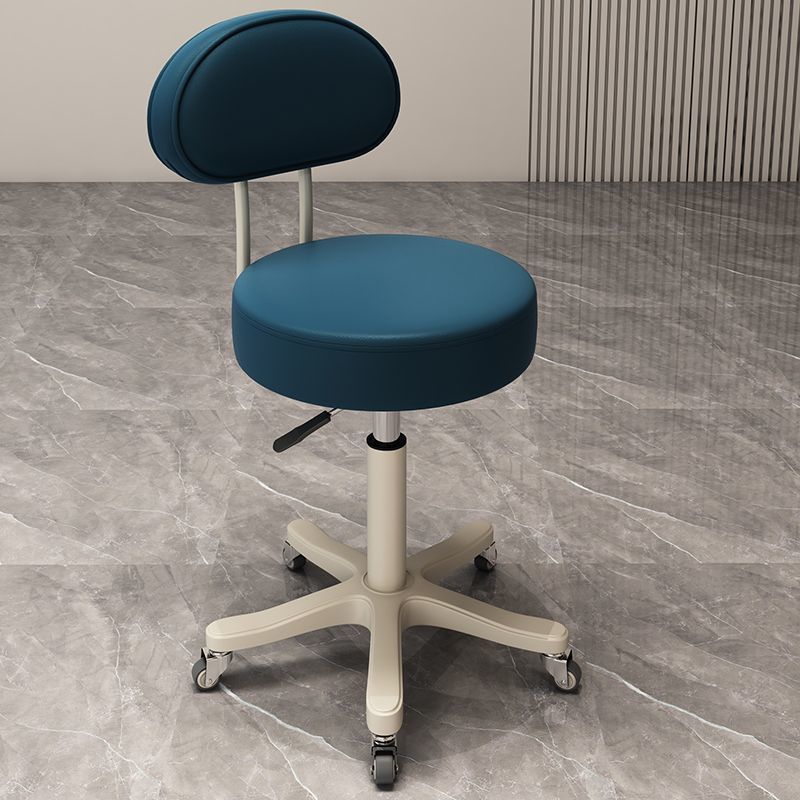 オフィスチェア美容院スツール滑車回転升降美容室ネイル理髪椅子丸椅子化粧櫛椅子