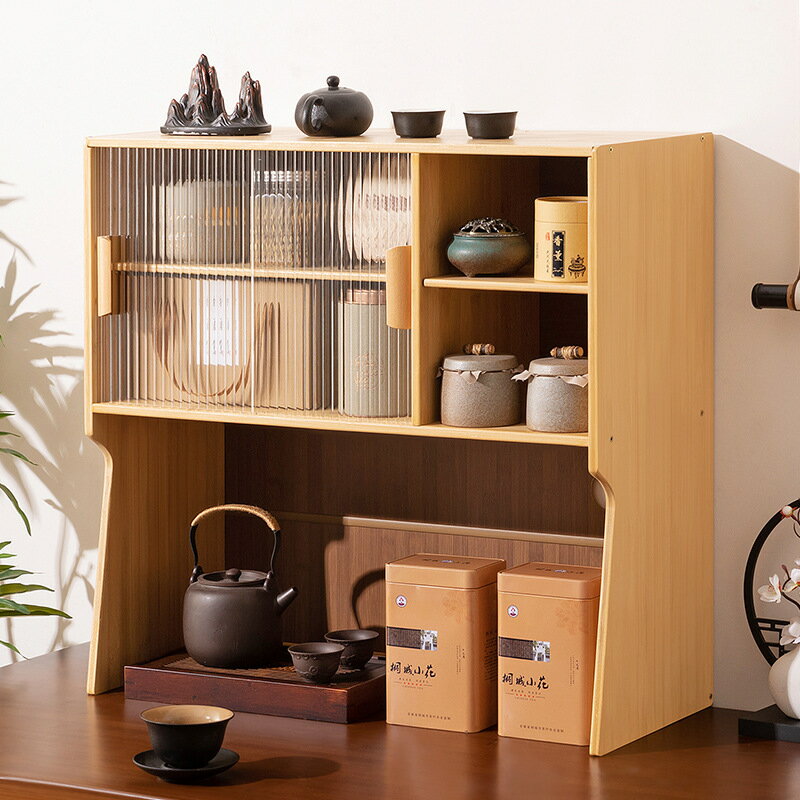 新中国卓上博古棚置物棚現代小型茶棚茶器棚カップ棚収納棚