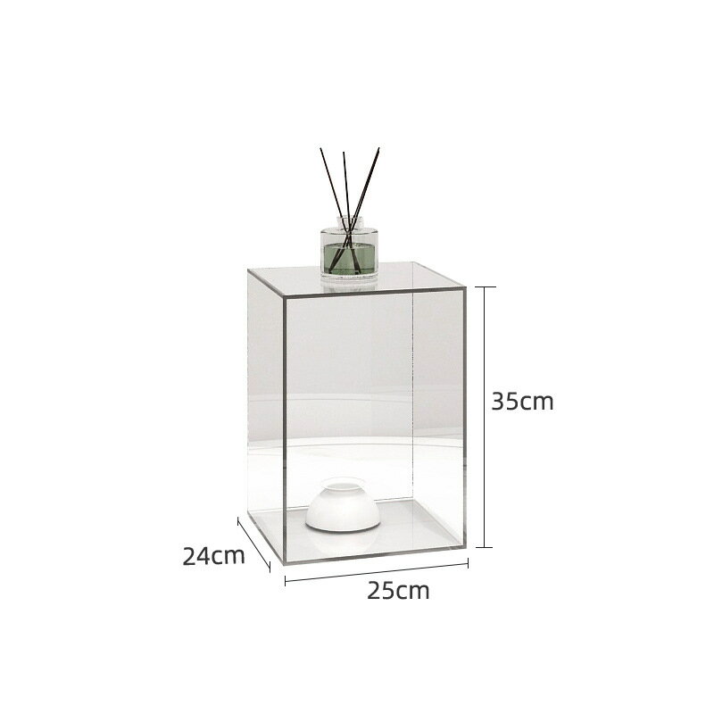 服飾店アクリル透明展示台ショーウインドー陳列道具靴バッグ置物地台展示台