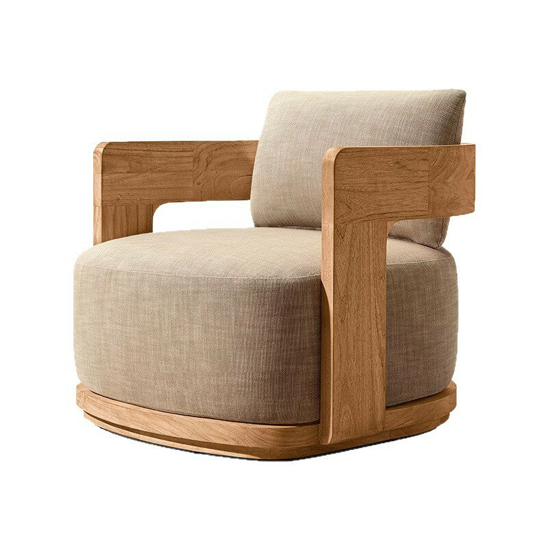 屋外の庭のチーク材のソファ秋の別荘のマナーの防水家具ホテルの民宿のガーデンの屋外のソファの組み合..