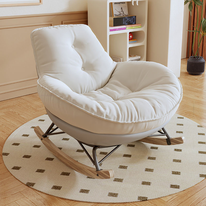 怠け者のソファ一人用のロッキングチェアリクライニングチェア大人は横になって寝ることができます蜂の巣の椅子バルコニー家庭用ネットレッドレジャーロッキングチェア