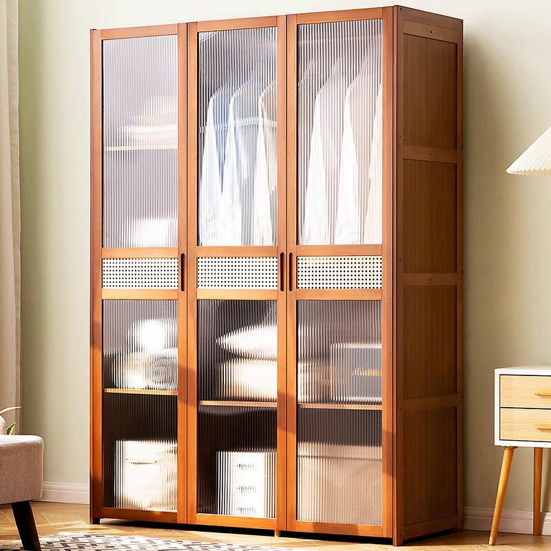 経済性の寝室のクローゼット非無垢材の木製のクローゼットは極めて簡単家庭用全体の簡易な服を掛けて区..