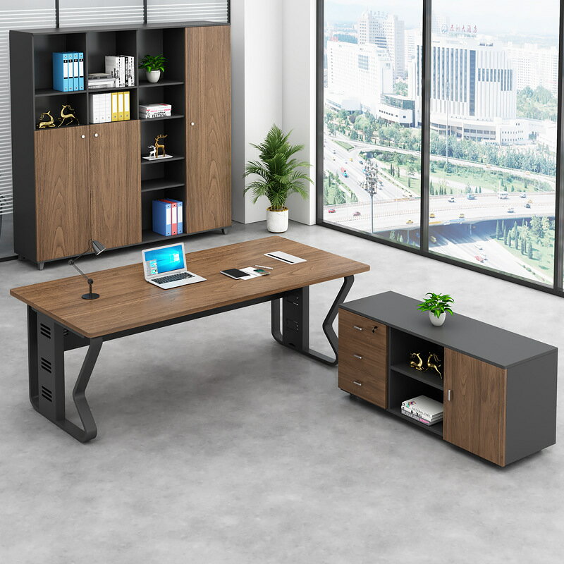 簡明現代事務室の経理をします仕事机パソコン机箇人事務机家具