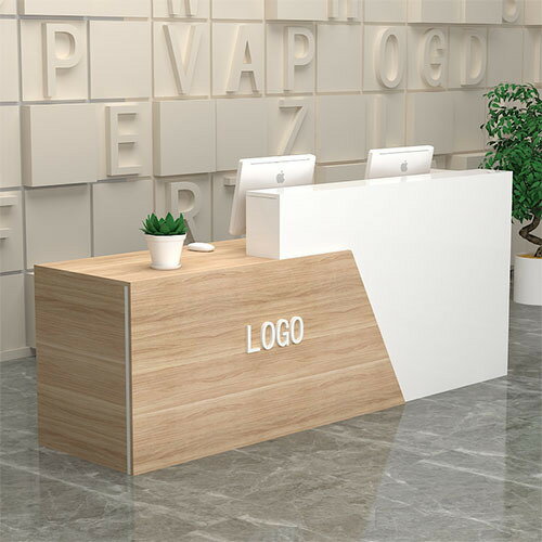 果物店レジカウンター店舗こぢんまりとしたモダンなカウンターテーブル業務服店美容院受付カウンター