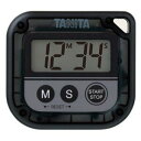 タニタ 丸洗いタイマー100分計 (ブラック) TD-376N