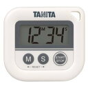 タニタ 丸洗いタイマー100分計 (ホワイト) TD-376N