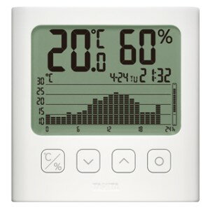 タニタ グラフ付きデジタル温湿度計 TT-580 （-9.9～50℃）