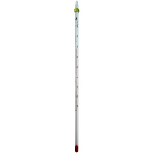 シンワ測定 棒状温度計 H-6S アルコール 30cm バラ 72750 （-30～50℃）