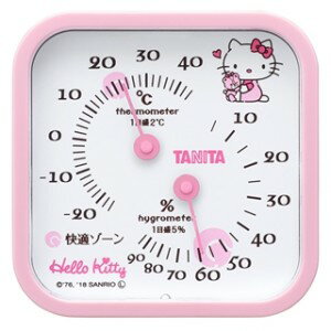 タニタ 温湿度計（ハローキティ） TT-557-KTPK （-20～40℃）