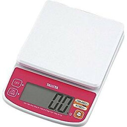 タニタ デジタルクッキングスケール （ピンク） KD-196 （秤量：2kg）