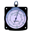 ●最高5000mまで測定できます。 ●コンパクトで持ち運びに便利。型式No.4000 測定範囲気圧：550〜1040hPa、　高度：0〜5000m 最小目盛気圧：5hPa、　高度：20m 外寸法W60×D22×H60mm