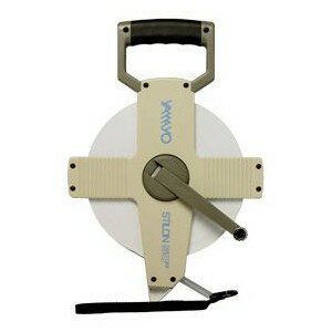 ヤマヨ ナイロンコート鋼製巻尺 スチロンリール 50m NR50