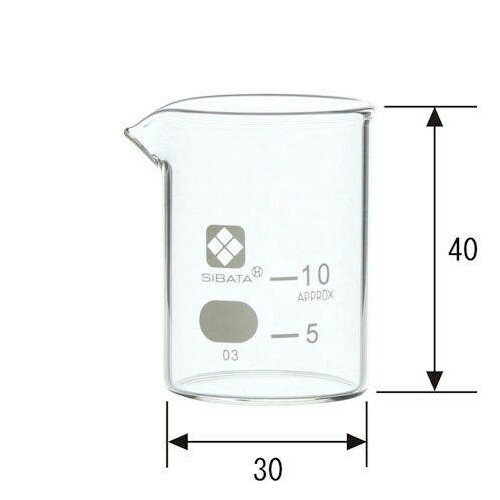 柴田科学 ビーカー 10ml