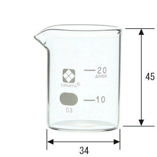 柴田科学 ビーカー 20ml