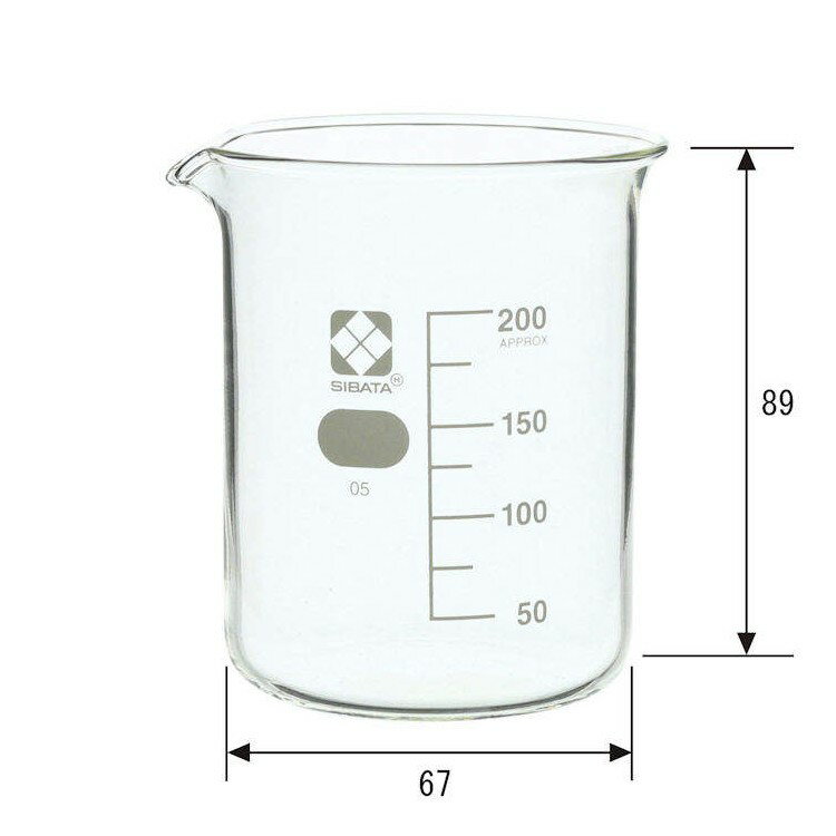 柴田科学 ビーカー 200ml