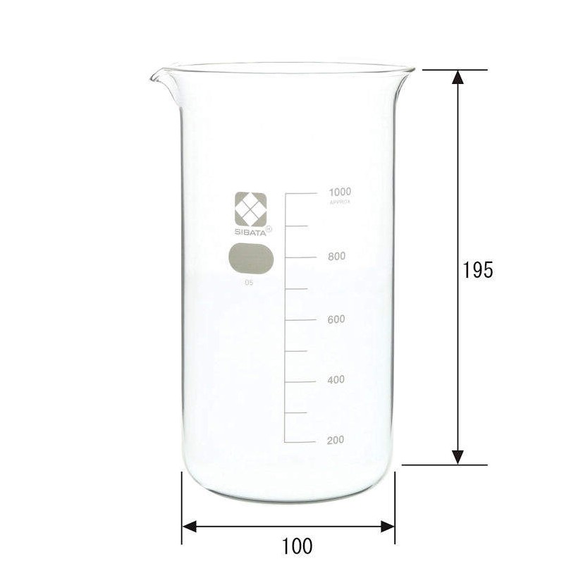 柴田科学 トールビーカー 1000ml